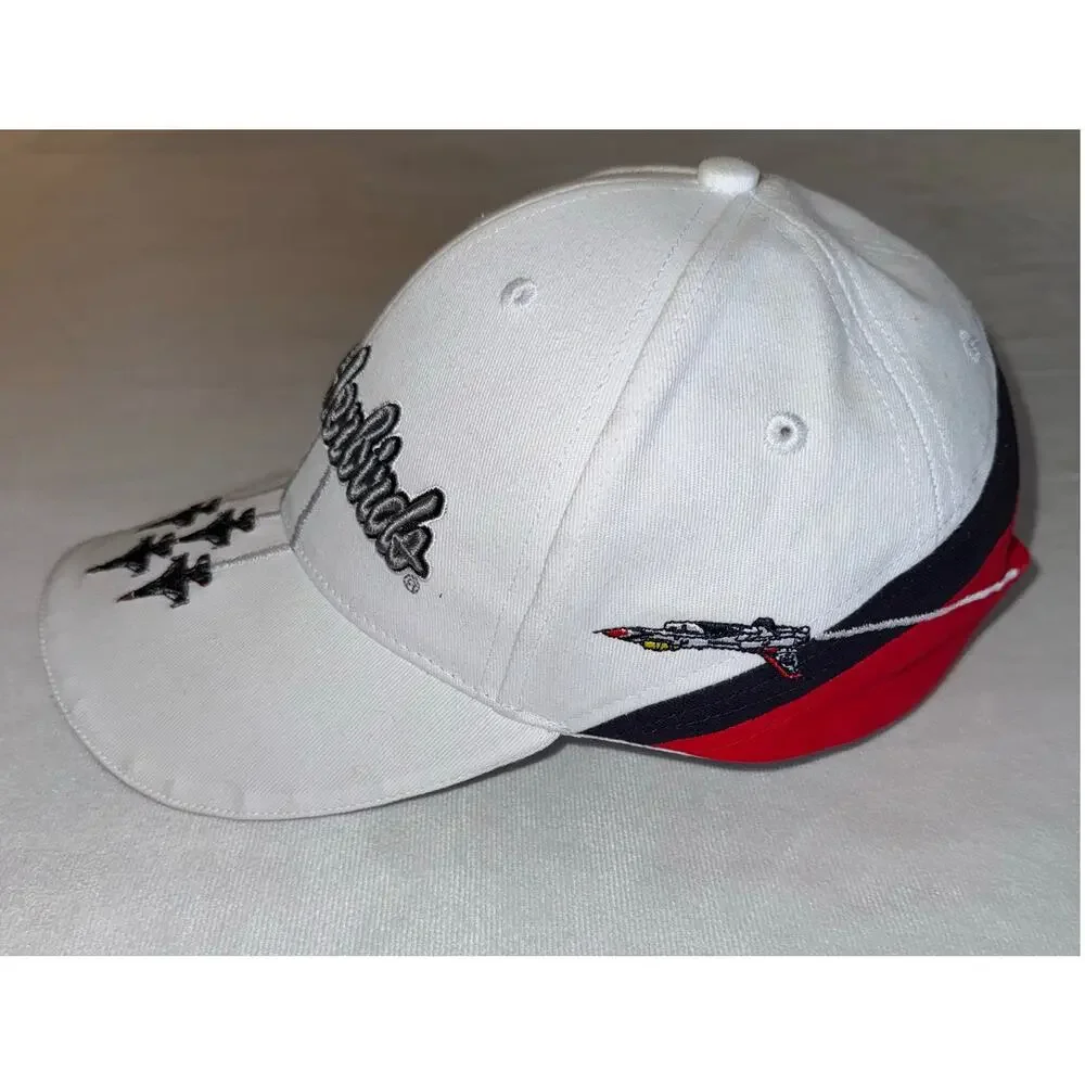 Thunderbirds Navy Military White/Red Baseball‎ Cap/Hat Flightline America